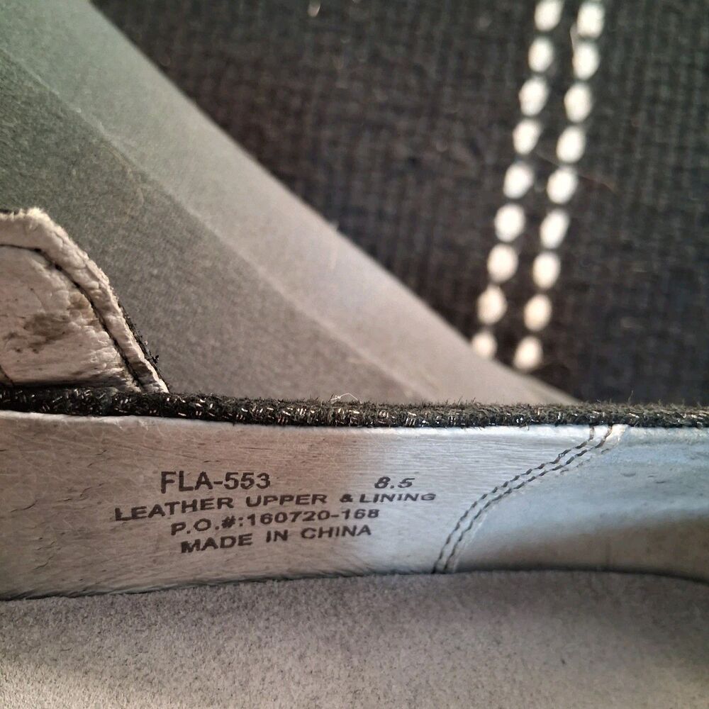 Alegria Flair Pewter Florette Mary Jane Wedge Pumps Women's Size 8.5 - Picture 10 of 13